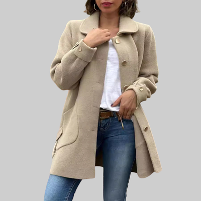 MOANA — Manteau oversize classique à boutons