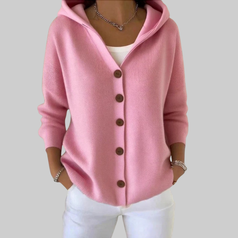 Camille | Gilet tendance à capuche