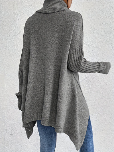 Maison Valmont™ | Pull Col Roulé Oversize Élégance