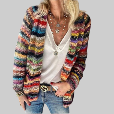 Layla™ - Cardigan Super Doux, Multicolore