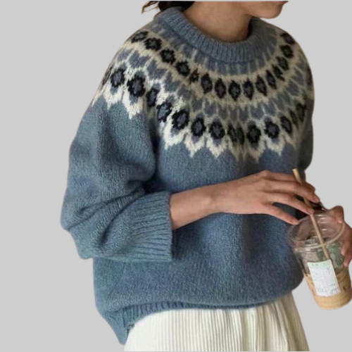 Maison valmont™ | pull jacquard élégant