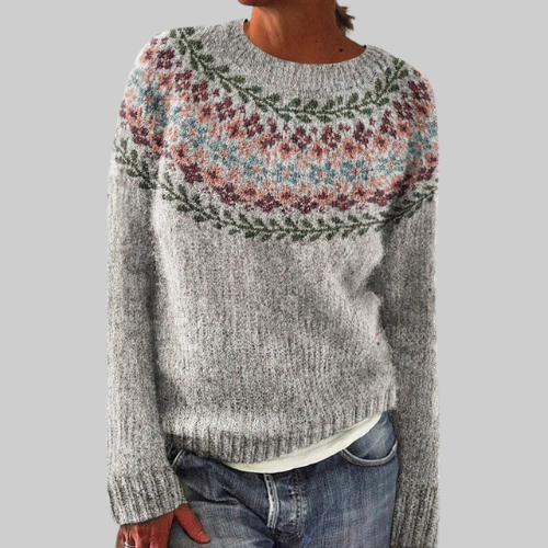 Maison valmont™ | pull rétro botanique