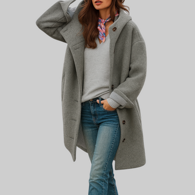 Freja | manteau quotidien, de longueur moyenne et confortable