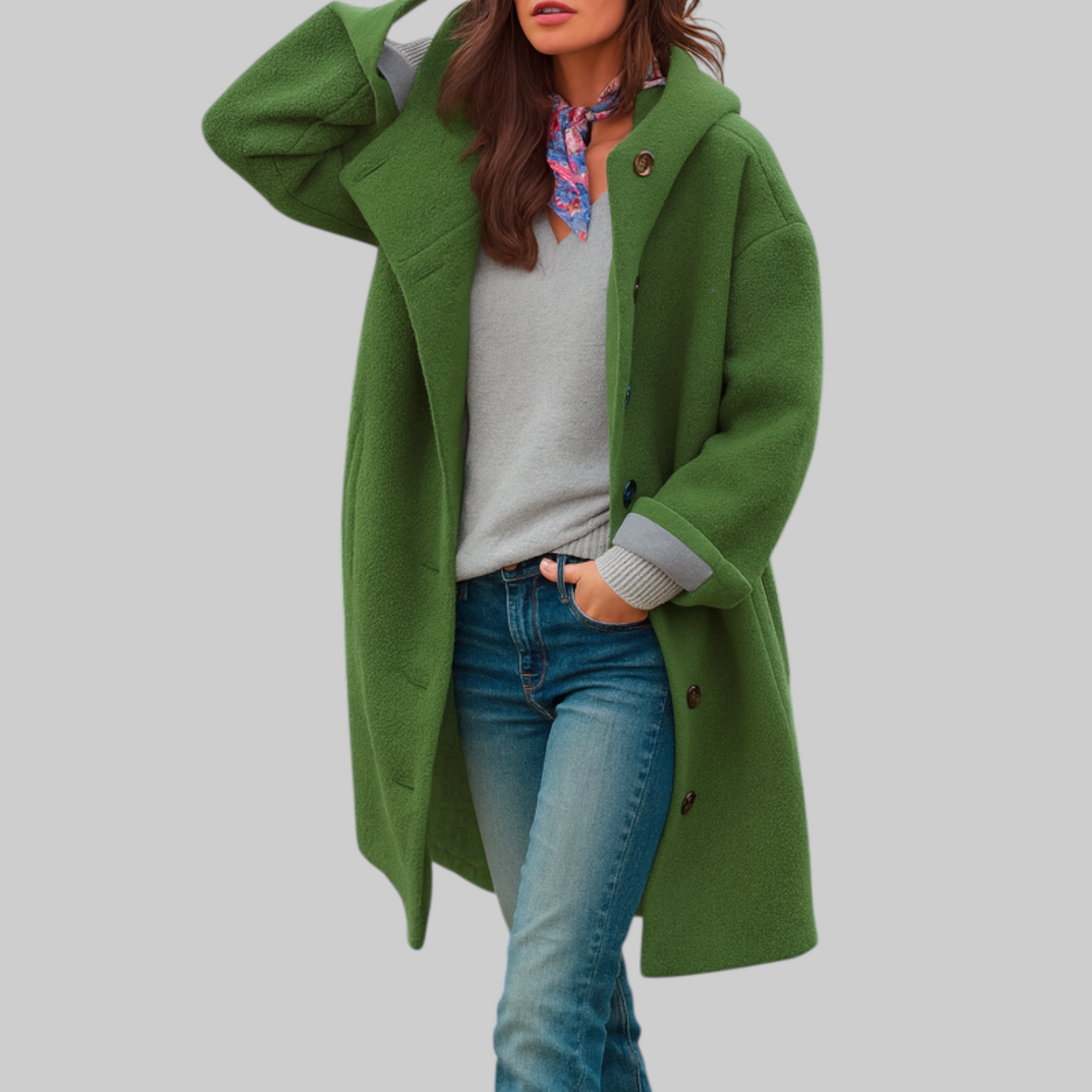 Freja | manteau quotidien, de longueur moyenne et confortable