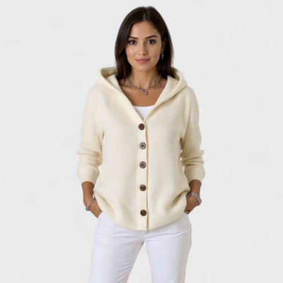 Marina | Cardigan en tricot à capuche tendance